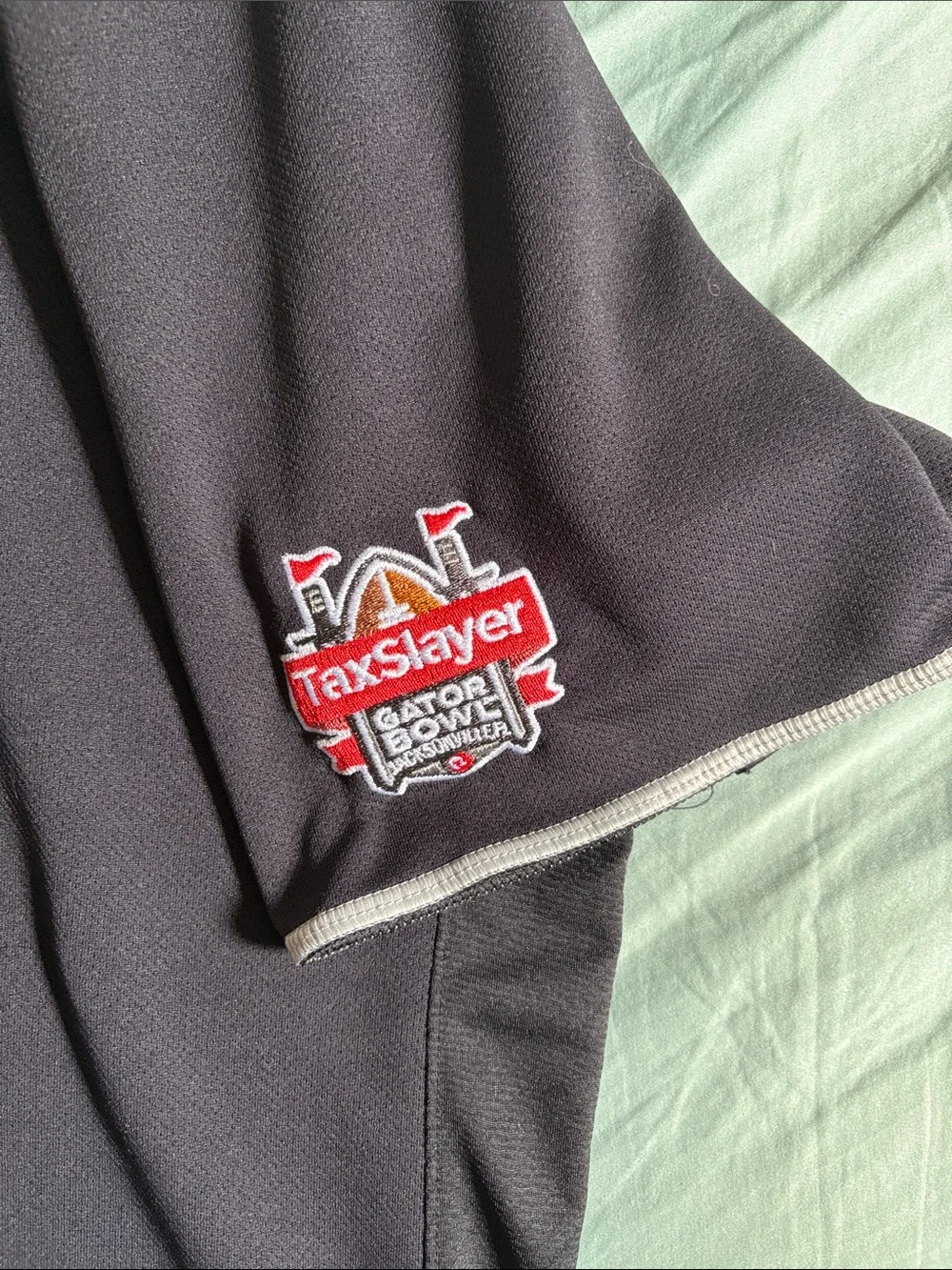 adidas Black Texas A&M Polo Shirt with Team Patch